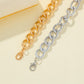 Jewelry fashion punk personality single-layer aluminum chain simple exaggerated hip-hop big thick choker necklace