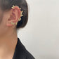 Mori Super Flash Butterfly Earhook No Pierced Ear Clip Women's Fashion Temperament One-piece Minority Full Diamond Butterfly Ear Bone Clip