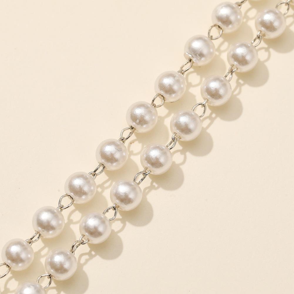 Jewelry Accessories Anti-shedding Mask Hanging Chain Chain White Pearl Glasses Chain Multipurpose Necklace