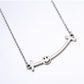 New Concept Titanium Steel Smile Necklace Female Retro Personality Fashion Trendy People Indifferent Simple Smiley Clavicle Chain