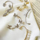 Ins diamond-studded butterfly ear hanger women without ear piercing butterfly ear bone clip fashion niche exaggerated wing ear clip