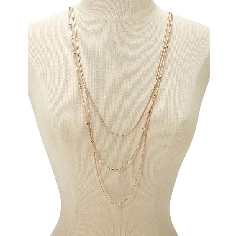 Jewelry Multilayer Bead Chain Elegant Ball Layer Necklace Sweater Chain Trend Necklace