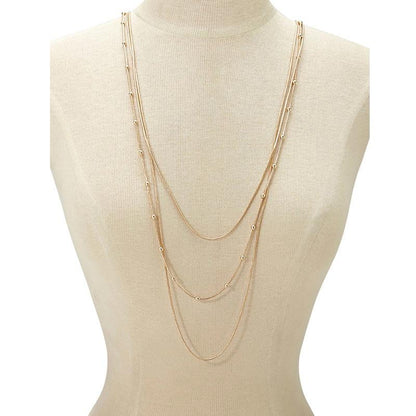 Jewelry Multilayer Bead Chain Elegant Ball Layer Necklace Sweater Chain Trend Necklace