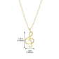 Popular element pendant necklace love rhythm note pendant necklace female necklace creative collarbone chain