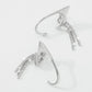 E1161 Jewelry Fashion Flash Diamond Tassel Earrings Simple Trendy Cool No Pierced Creative Ear Bone Clip