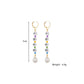Fashion English letter LOVE pendant earrings special-shaped imitation pearl earrings jewelry