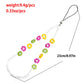 Jewelry color rice beads daisy flower bag mobile phone lanyard personality trend flower mobile phone pendant