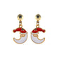 Jewelry cartoon moon Christmas hat steel needle earrings ladies Christmas creative earrings earrings
