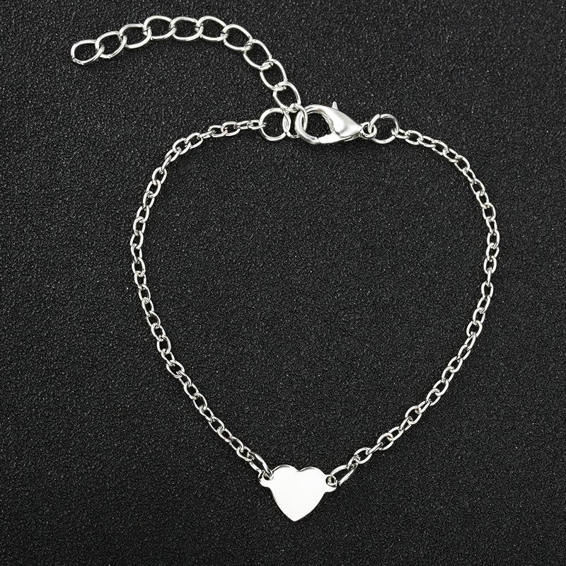 Simple sexy heart-shaped love peach heart bracelet hand decoration handmade jewelry