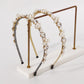 F3459 Jewelry Imitation Pearl Diamond Retro Headband Metal Temperament Ladies Fashion Headband