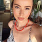 Hot Bohemia Short Necklace Round 6mm Mixed Color Soft Ceramic Necklace Clavicle Chain