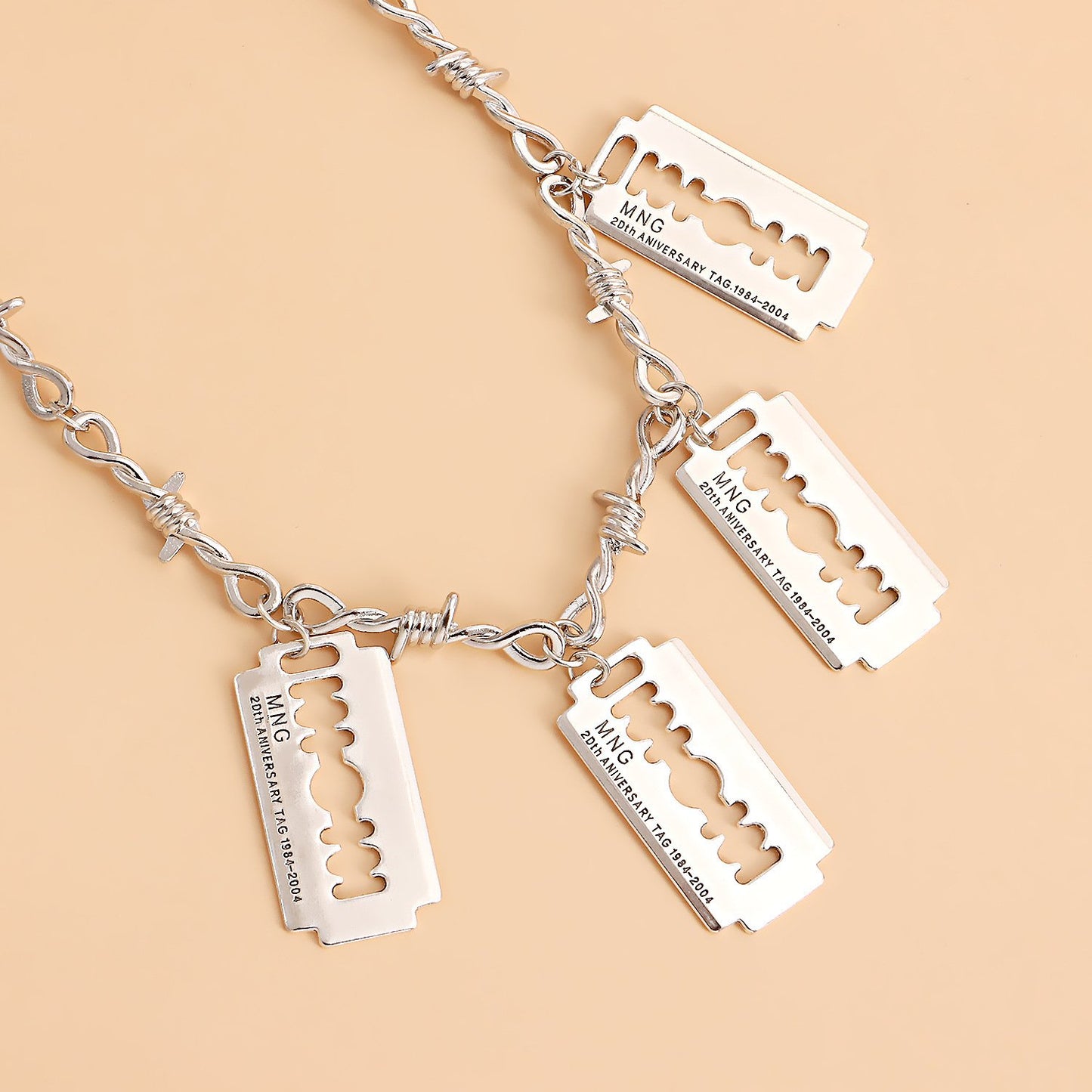 Jewelry INS Thorn Necklace Cold Texture Prickly Blade Necklace Creative Accessories