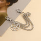 Sports shoes men's and women's shoes accessories ins upper decoration five-pointed star metal shoe chain shoelace buckle foot decoration