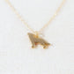 Fashion Trend Jewelry Simple Wolf Pendant Necklace Hot Style