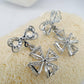 Creative Earrings Bow Knot Flower Stud Earrings Ear Jewelry Alloy Earrings Fashion Boutique Earrings