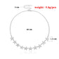 Jewelry Alloy Pentagram Short Necklace Necklace Women's Fashion Personality Star Pendant Necklace