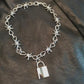 Necklace Jewelry Retro Punk Thorn Thorn Lock Necklace Frosty Trendy Hip Hop Necklace
