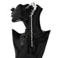 Retro temperament no ear piercing flower tassel ear bone clip female small crowd simple and irregular leaves branches and tendrils ear hanging