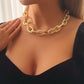 N8189 Exaggerated Thick Chain Necklace Female Fashion Resin Necklace Night Hip Hop Necklace