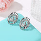 Earrings retro swirl concave-convex earrings earrings ins personality snail spiral ear jewelry