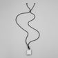 Fashion Men's Retro Versatile Stainless Steel Openable Square Photo Box Rope Necklace Sweater Chain