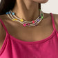 Ornament Imitation Pearl Beach Soft Pottery Clavicle Necklace Simple Butterfly Star Smiley Face Necklace