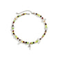 Ornament Mori pastoral elf small butterfly necklace female simple imitation crystal beaded metal necklace