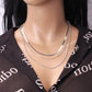 Multi-layered necklace ins cold necklace simple metal necklace year popular collarbone chain