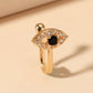 Devil's eye piercing-free nose clip fashion micro-inlaid zircon fake nose ring U-shaped puncture jewelry