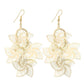 Long hollow car alloy earring fashion multi-layer boutique earrings