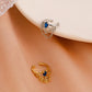 Dongdaemun no ear hole chain ear clip personality copper inlaid zircon C-shaped ear bone clip integrated ins cold