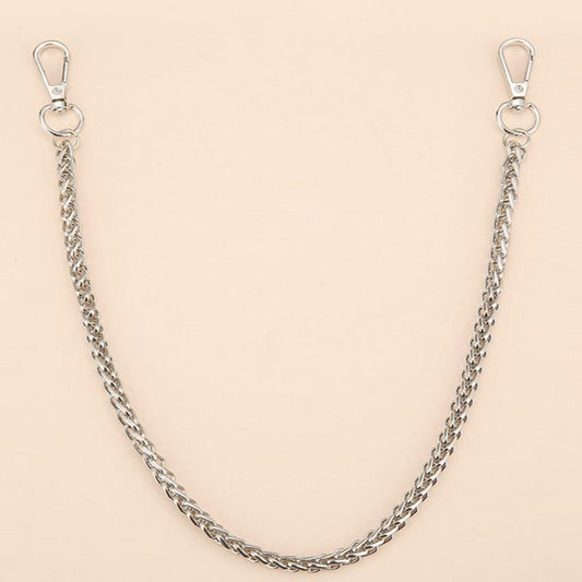 Jewelry exaggerated temperament chain circle eight-character mouth waist chain hollow multi-element waist chain female