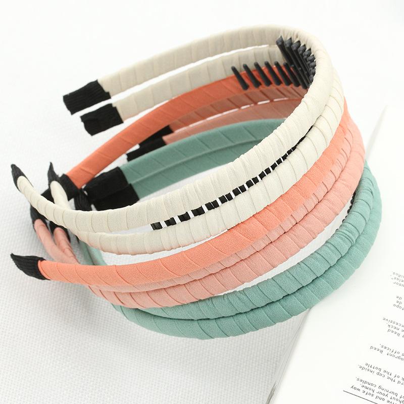 Around the cloth hairpin fabric multi-tooth thin headband stall 2 yuan hair accessories