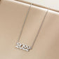 Personalized Fashion Year Necklace Stainless Steel Hollow Number Necklace