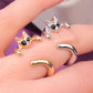 Cute Animal Open Ring Fashion Personality Exaggerated Puppy Cat Elephant Ring Creative Hand Jewelry