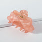 F4119 Internet celebrity candy color fashion shark clip acrylic simple hollow color temperament disc hair clip hair clip