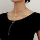 Jewelry Daisy Lightning Geometric Multilayer Necklace Sweater Chain Fashion Versatile Niche Design Necklace