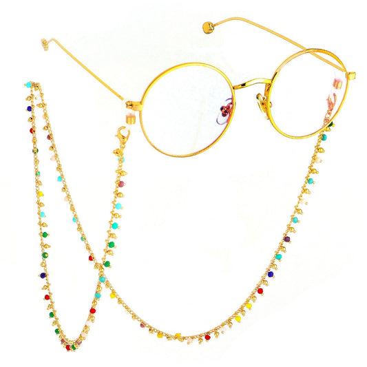 Jewelry Colored Acrylic Beads Sunglasses Glasses Chain Lanyard Versatile Simple Anti-lost Mask Lanyard