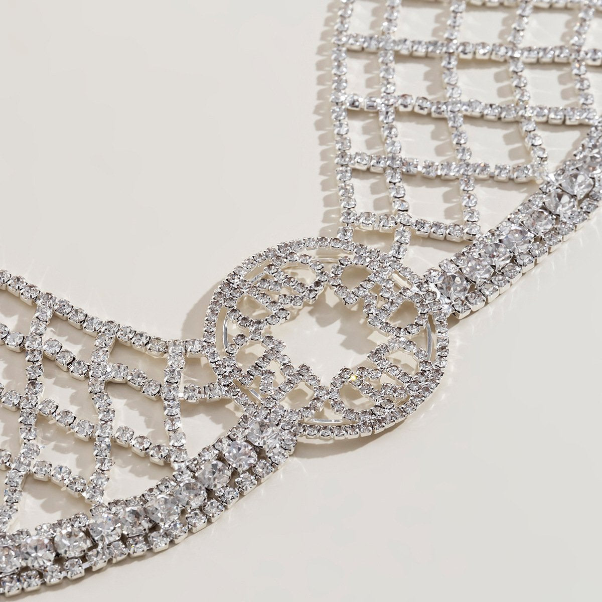 Jewelry sexy full diamond mesh bikini chest chain female simple beach mesh claw chain body chain