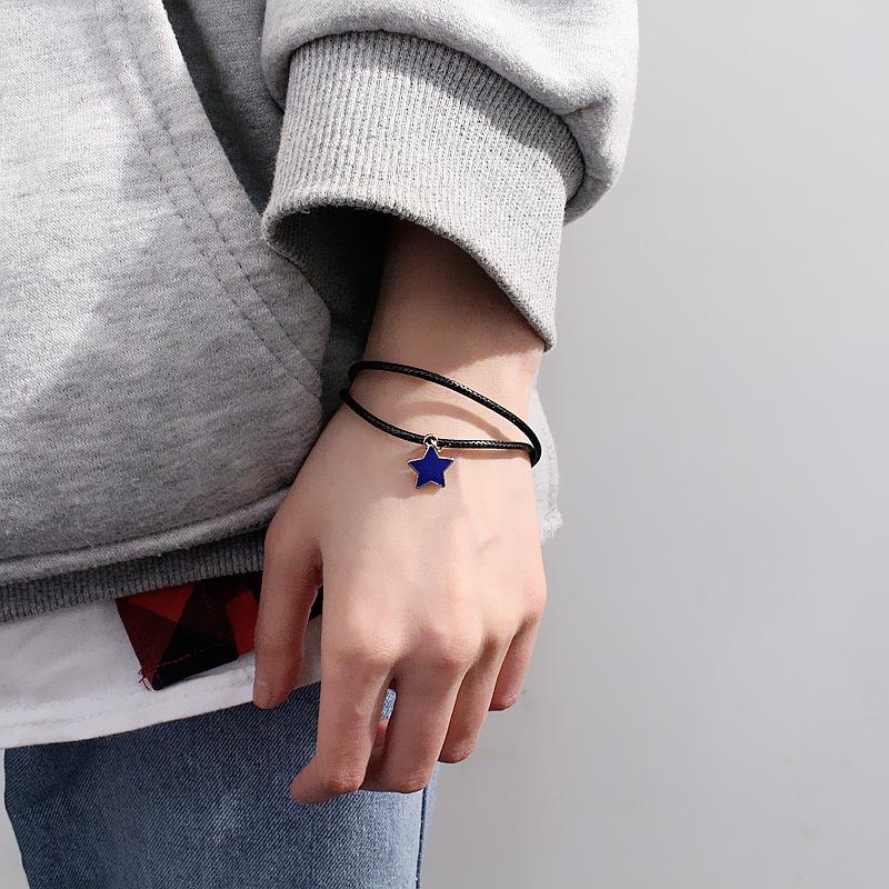 Fashionable jewelry, all-match star girlfriends bracelet, adjustable personality, male and female couple bracelet