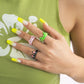 Ornament simple and cute macaron color animal tail ring ring female cold acrylic ring