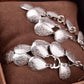 Long water drop frosted surface earrings fashion multi-layered boutique earrings