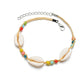 Accessories Bohemian Ethnic Mixed Color Rice Bead Bracelet Female Shell Anklet