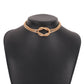 N1161 Creative Network Chain Necklace Women's French Light Luxury Buckle Knotted Necklace Cold and Personality Necklace