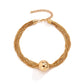 Jewelry exaggerated large cylinder pendant clavicle necklace hip-hop trend metal multi-layer chain necklace