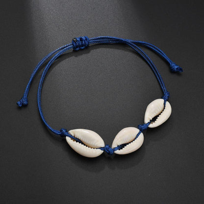 Jewelry Beach Woven Foot Decoration Ethnic Seashell Anklet for Women