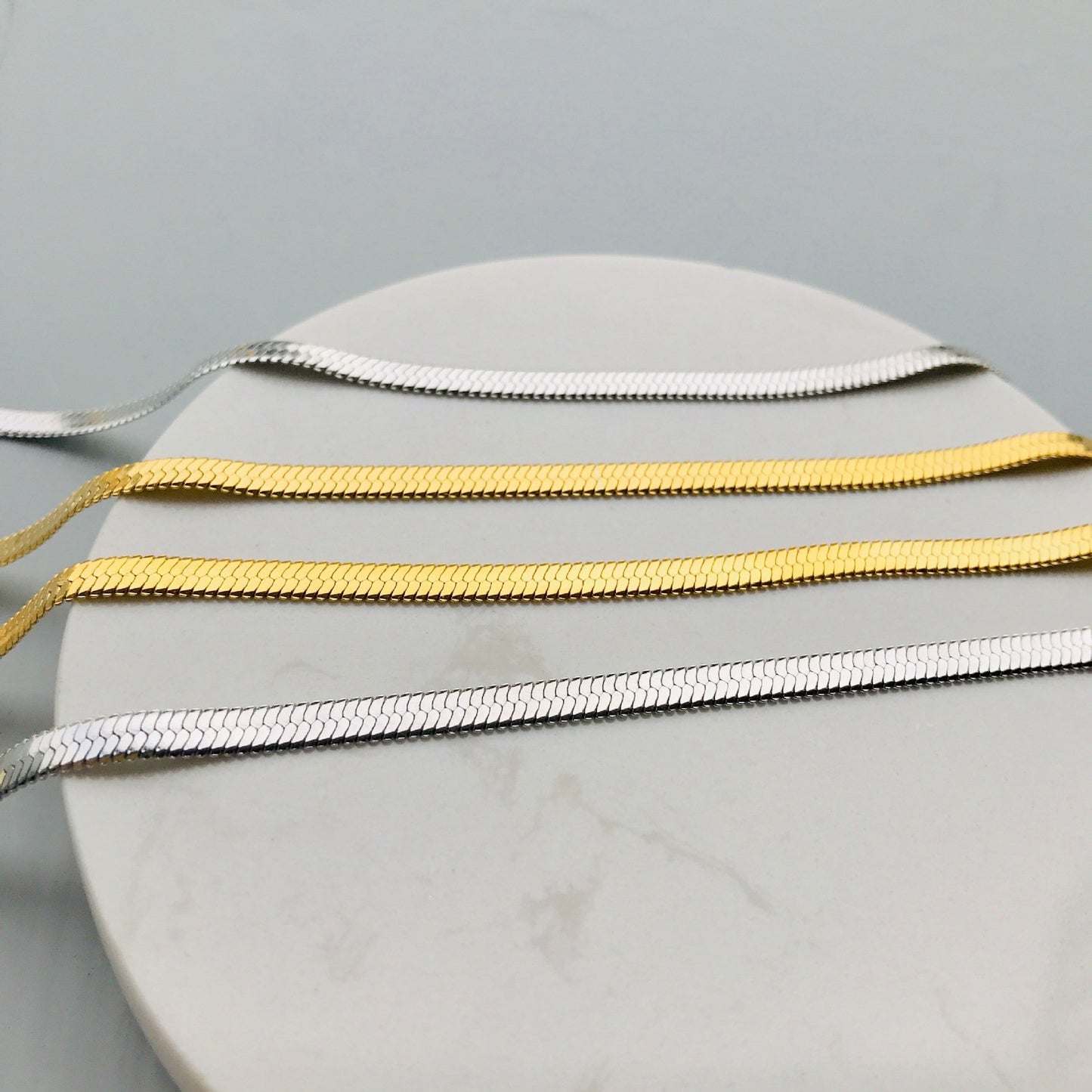 Necklace Gold Plated Snake Chain Copper Jewelry Necklace Women Jewelry Accessories