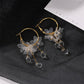 Fashion Crystal Flower Earrings Temperament Versatile Fairy Stud Earrings Dongdaemun Jewelry