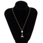 Jewelry simple and cold pearl fishtail necklace female niche all-match thin chain collarbone necklace