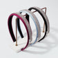 F3621 Simple Rhinestone Headband Women Retro Trendy Candy Color Hair Accessories Creative Claw Chain Hong Kong Headband Women